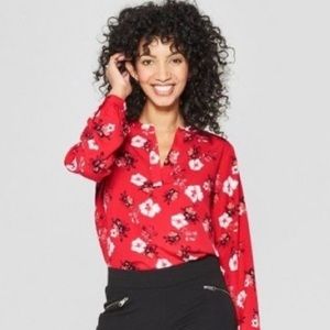 Floral Long sleeve blouse